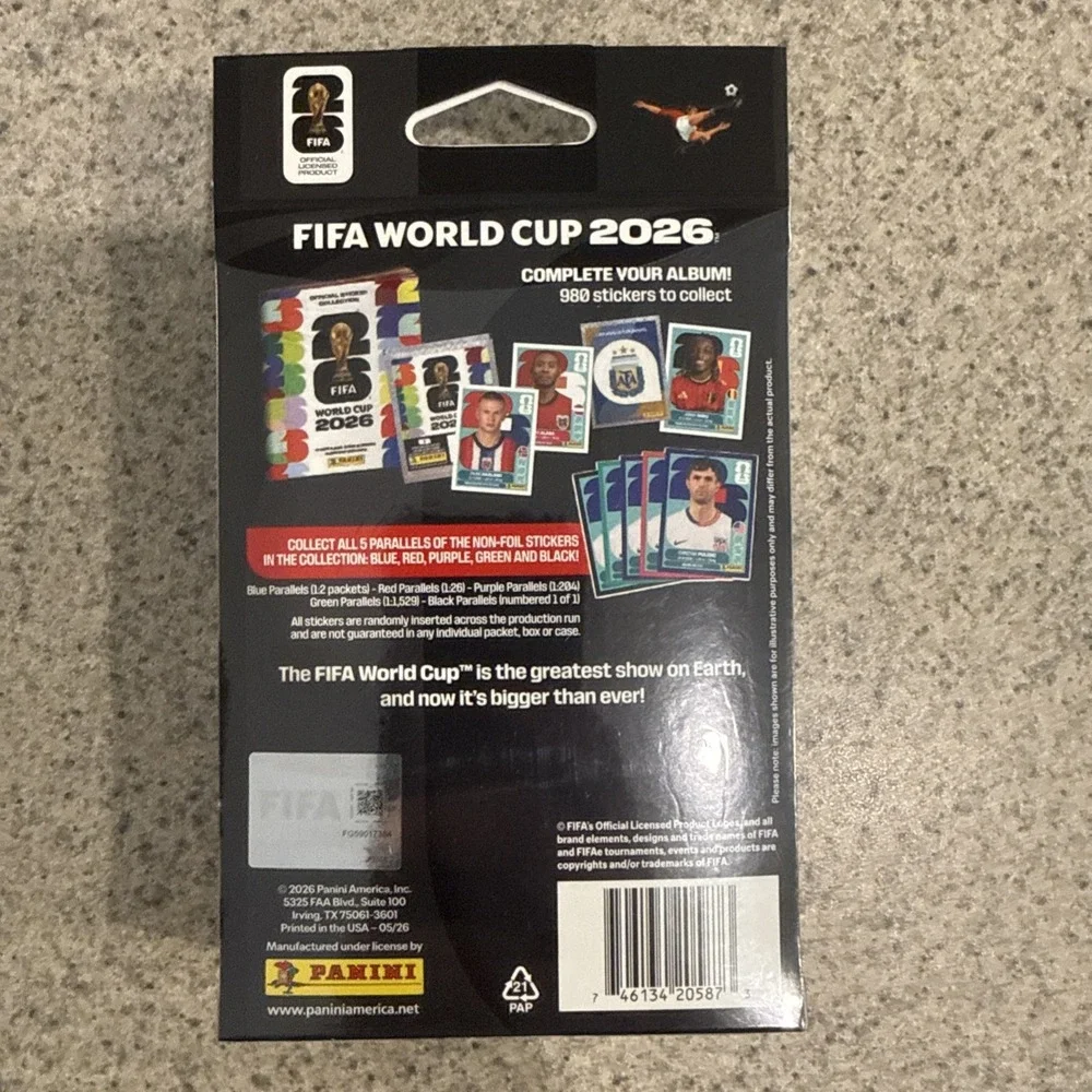 2026 Panini FIFA World Cup Soccer Hanger Box